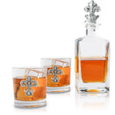 Fleur de Lis Decanter Set with Glasses