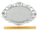 Fleur De Lis Oval Serving Tray