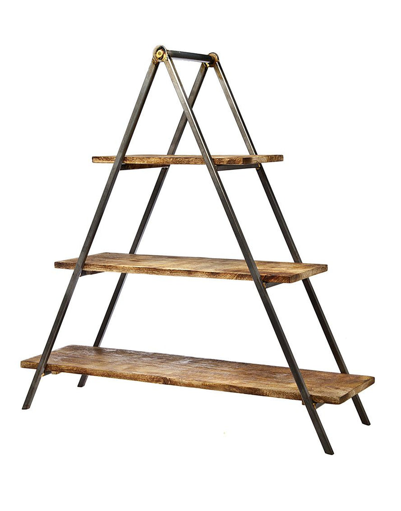 Metal 3 Tier Wood Stand