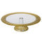 Cake Stand w Gold Border