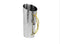 Stainless Steel Water Pitcher with Gold Embossed Handle