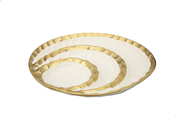 White Porcelain Round Relish Dish