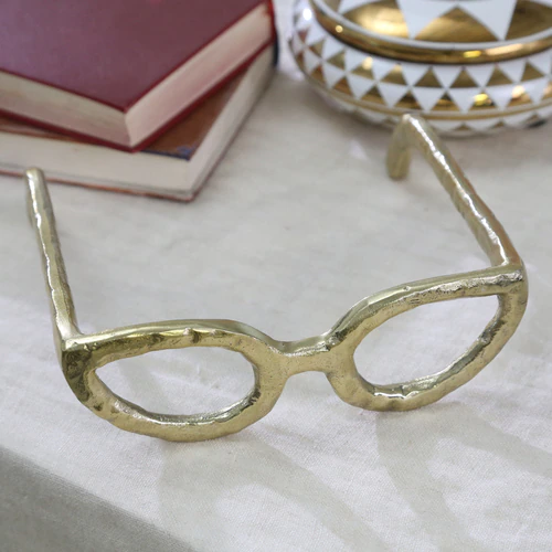 Gold Cat-Eye Glasses